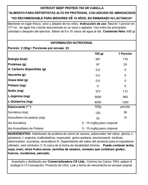 BEEF PROTEIN 700 GR