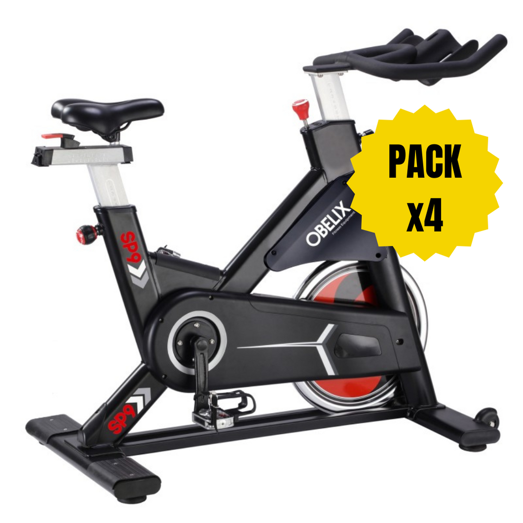 Pack 4 Bicicletas De Spinning SP9 | Obelix