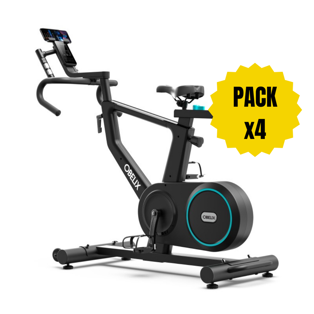 Pack 4 Bicicletas De Spinning Training Lite Series | Obelix