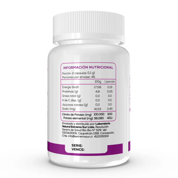 Potasio Citrato Extremo sur
