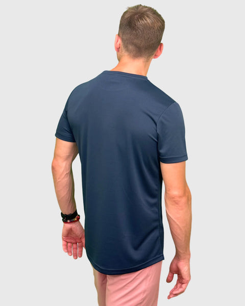 POLERA SOFT DRY AZUL