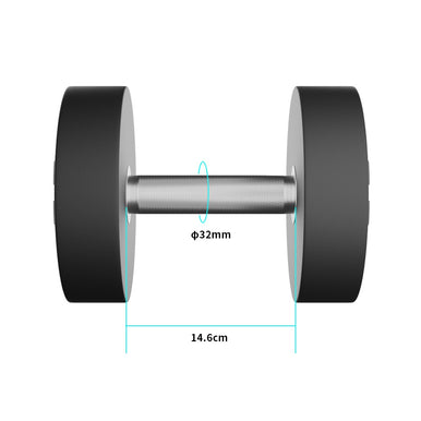 MANCUERNA REDONDA PU 2.5KG A 50KG