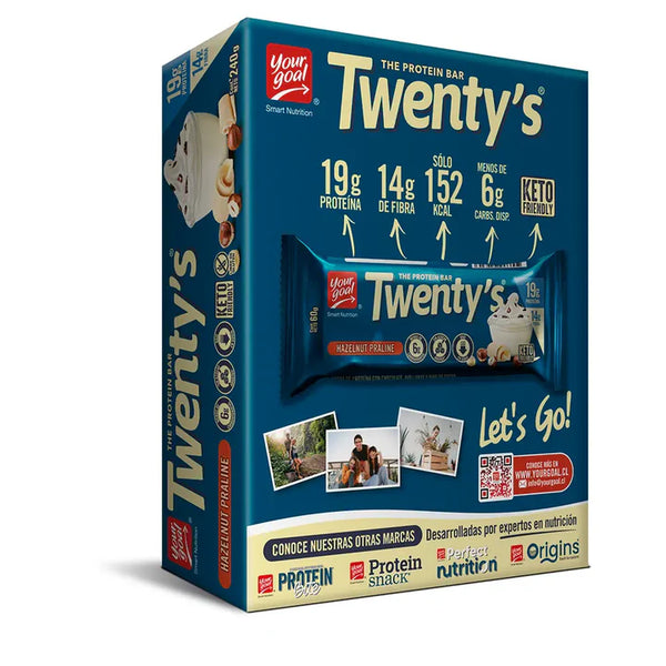 Twenty´s Hazelnut Praline (caja de 4 unidades)