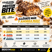 Cargar imagen en el visor de la galería, Protein Bite Caramel Peanuts Salty X Mayor

