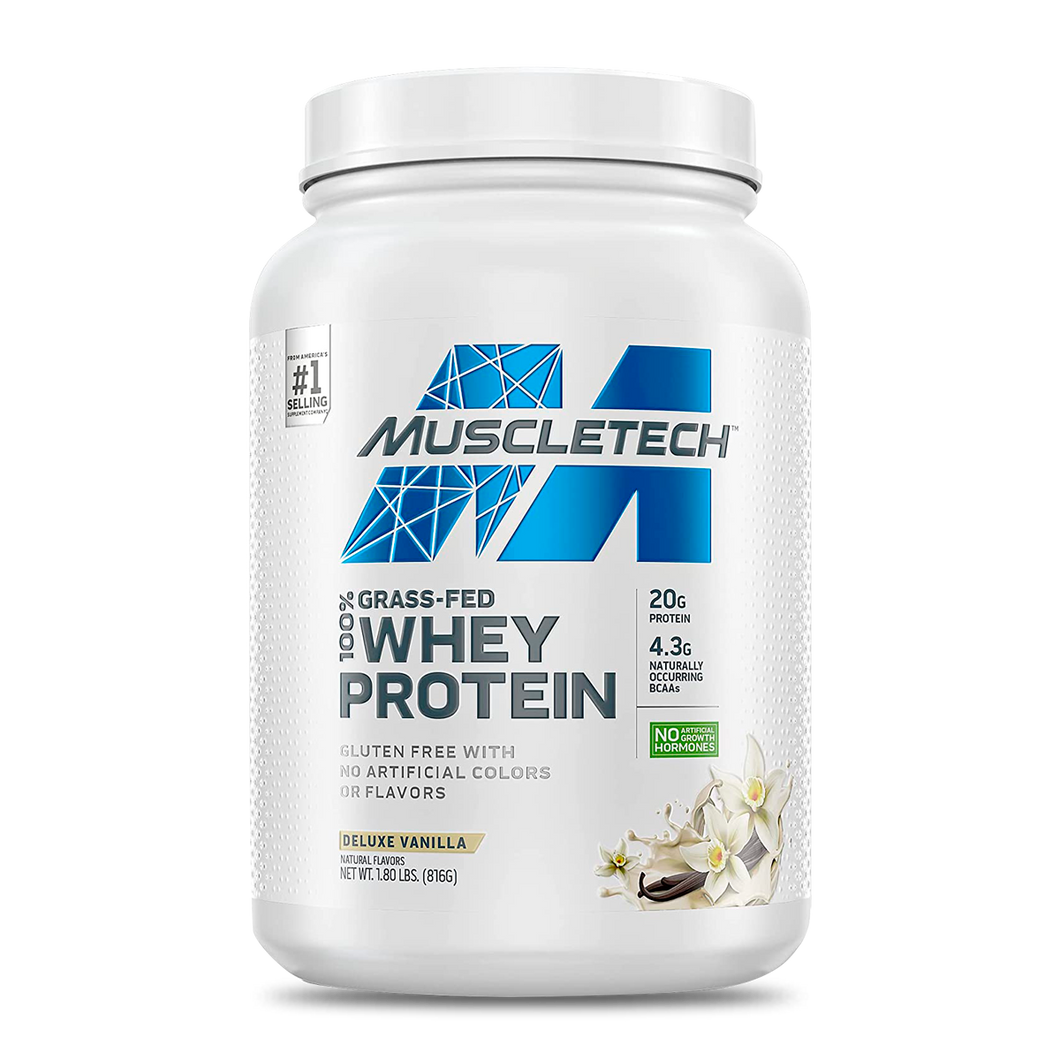 GRASS-FED 100% WHEY PROTEIN 1.8 LBS