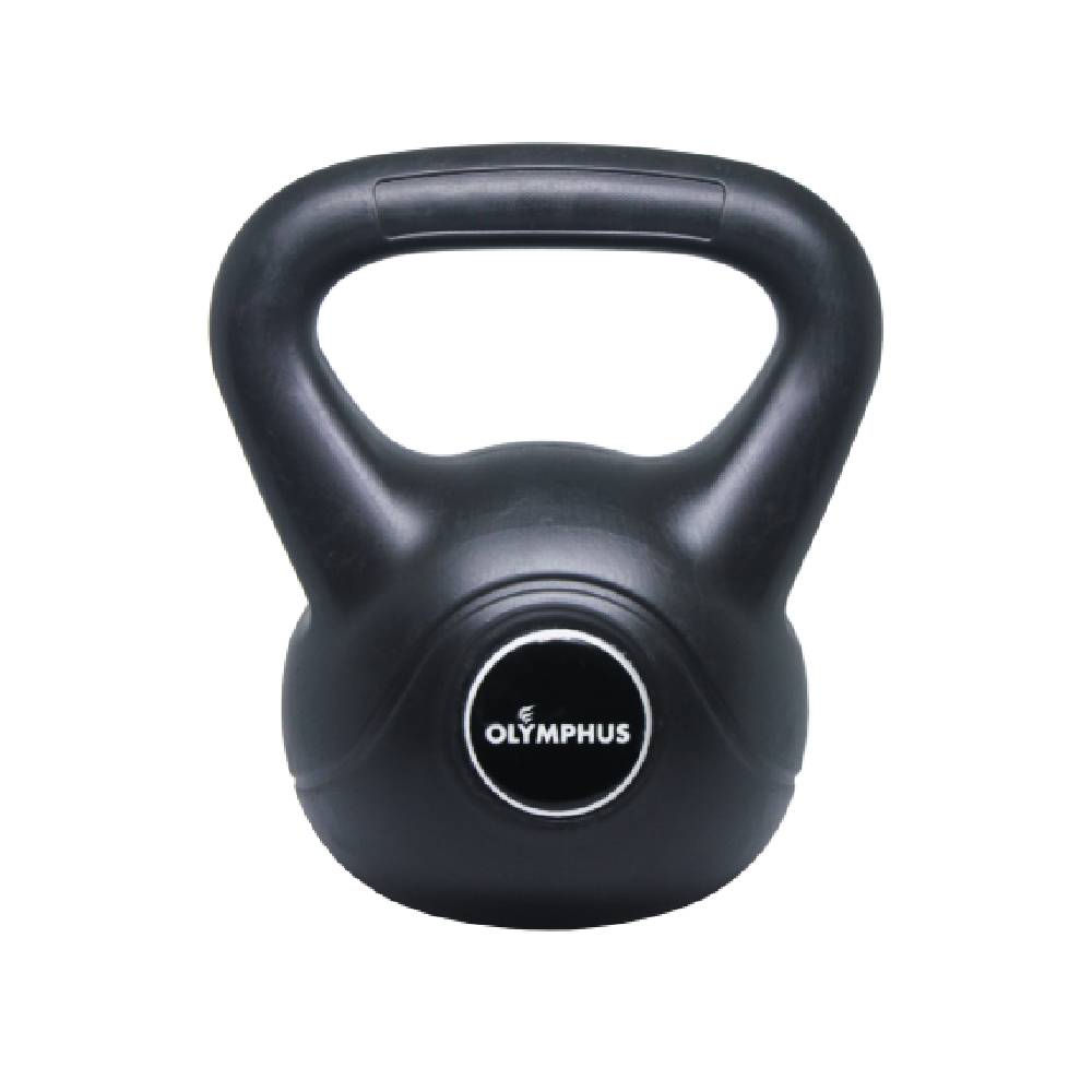 Kettlebell o Pesa Rusa 18 kg Vinilo Negra OL UNIDAD