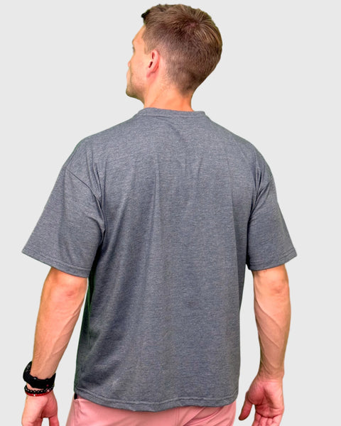 POLERA OVER SIZE CLASICA GRIS