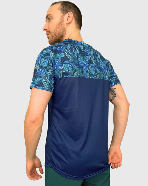 POLERA DRY BLUE MONSTERA