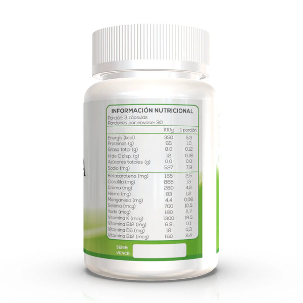 Espirulina 500 mg Extremo Sur