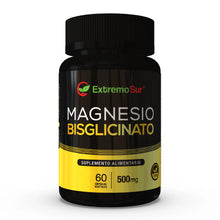 Cargar imagen en el visor de la galería, Magnesio Bisglicinato 500 mg Extremo Sur
