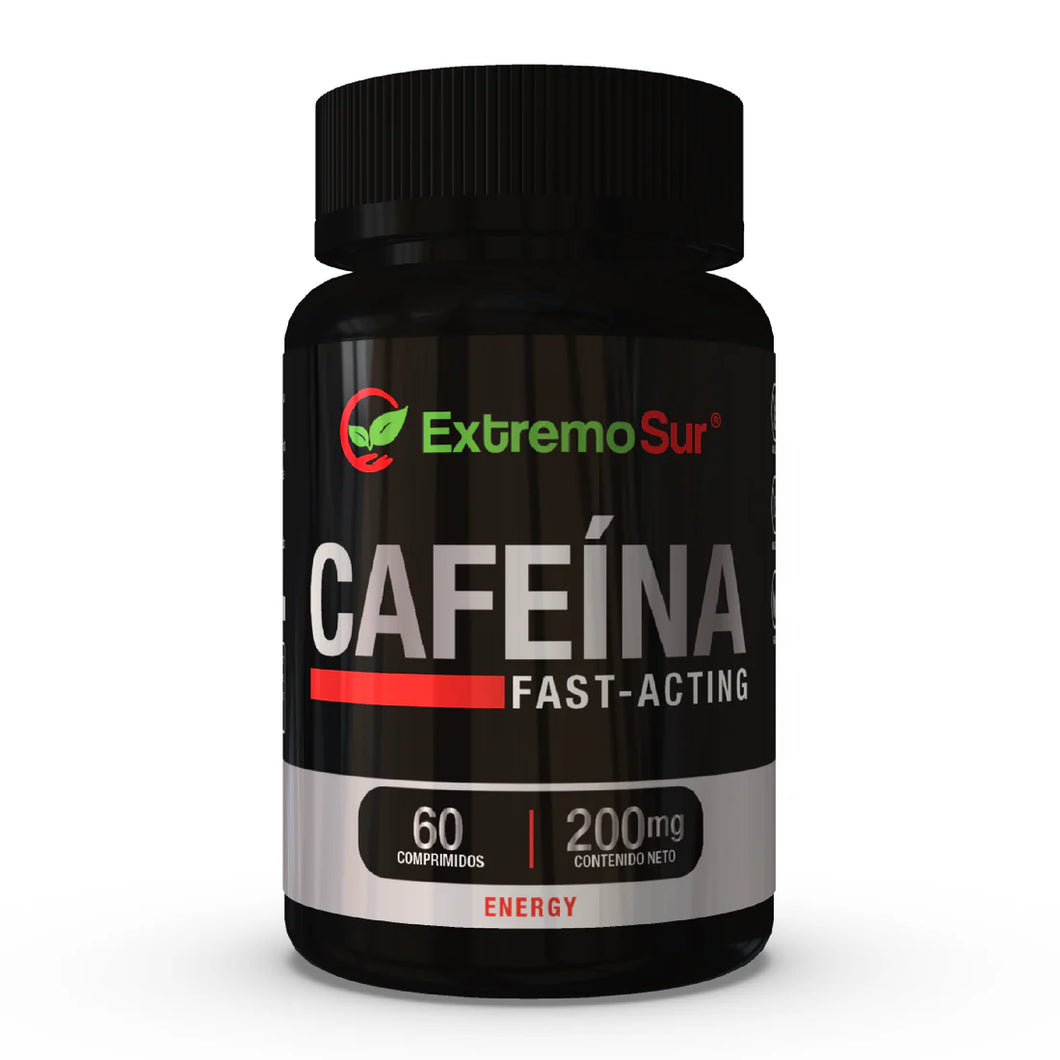 Cafeína 200 mg (60 capsulas) Extremo Sur