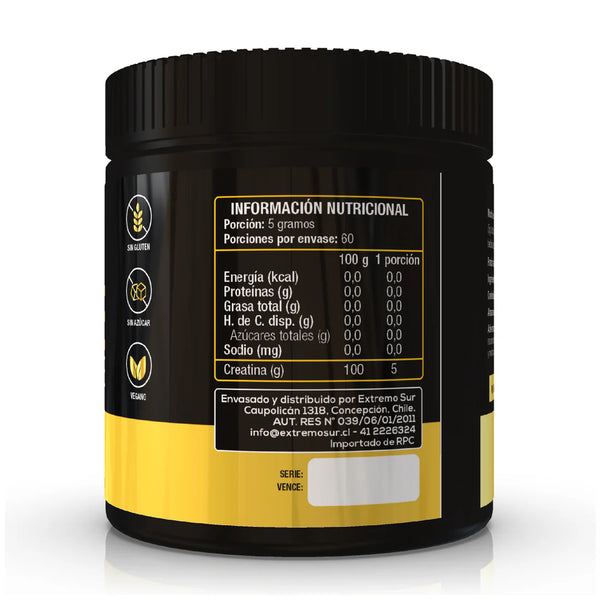 Creatina Monohidrato 300g Extremo Sur