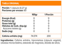 Cargar imagen en el visor de la galería, Caffeine 200, NUTREX (60 caps)
