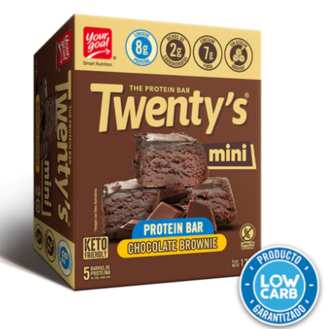 Caja Twenty's Mini Chocolate Brownie (5 unid)