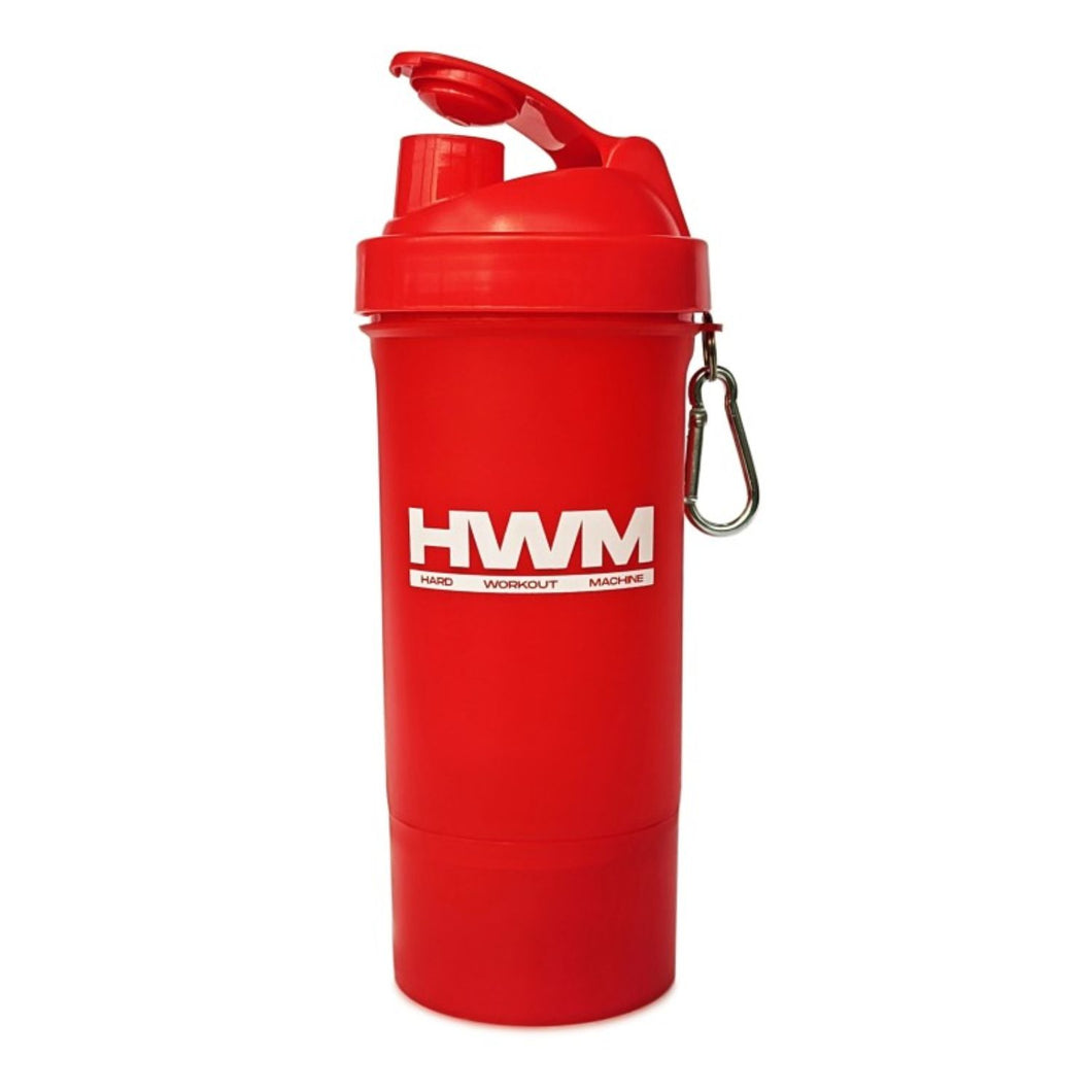 Shaker PVC (600 cc) Rojo - HWM