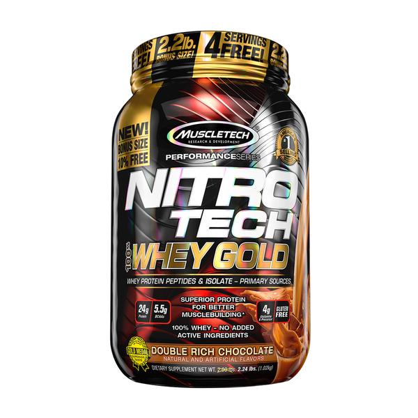 Proteina Nitro Tech 100% Whey Gold (5,5 Lb) - Original