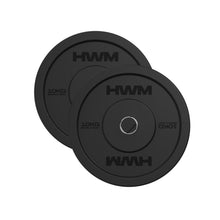 Cargar imagen en el visor de la galería, Discos olimpicos - Bumper Plates 10kg (Par) Eco Series | HWM

