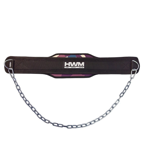 Cinturon De Lastre Con Cadenas Y Mosqueton HWM calistenia